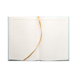 Hard Cover Suede Cloth Journal | Arch Dot Blue