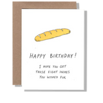 eight inches card