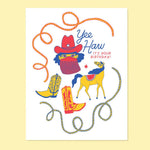 yeehaw bday card