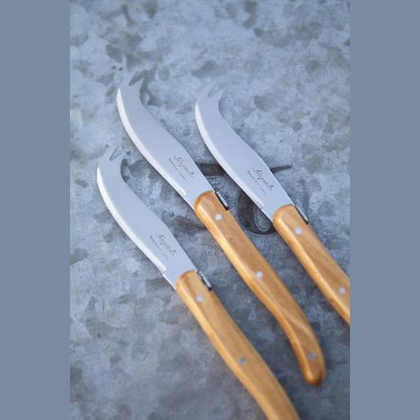 Olive Wood Mini Fork Tipped Cheese Knife