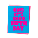 omg birthday card