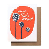 palm tree birthday card