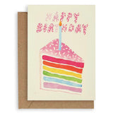 Rainbow Cake Birthday Card
