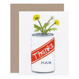 thanks man card