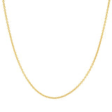 Gold Cable Chain Necklace