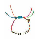 Besties Adjustable Braided Bracelet | Bright Neon
