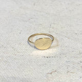 14k Ariel Gordon Slim Signet Ring | Size 6