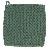 Knit Pot Holder | Jade Green