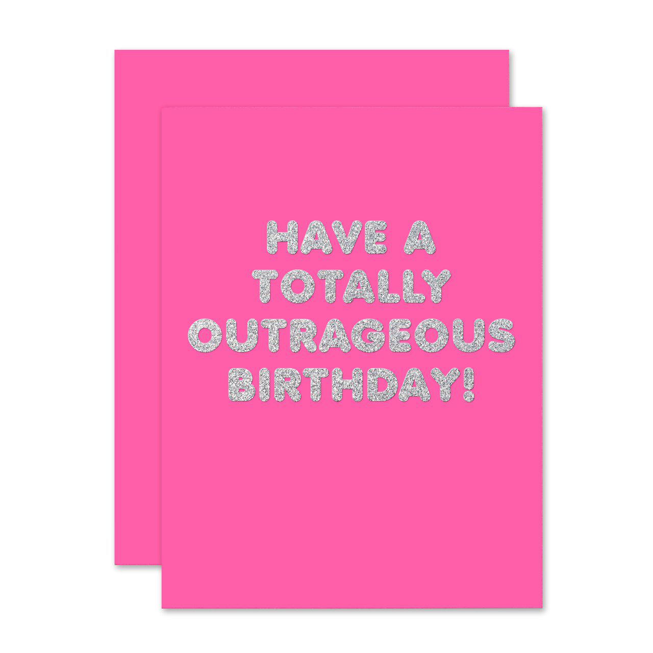 outrageous birthday card